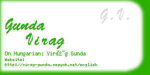 gunda virag business card